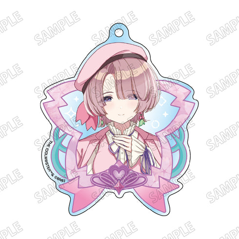 『学園アイドルマスター』描き下ろしアクリルキーホルダー【サクライロver.】2有村麻央